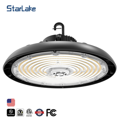 5000K एल्यूमीनियम मिश्र धातु एलईडी यूएफओ हाईबे लाइट 22500lm-36000lm Dimmable 100W-240W 120° बीम