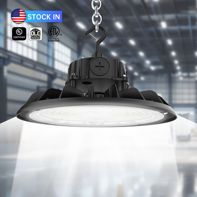 औद्योगिक गोदाम हाई बे एलईडी लाइट 150W 200W 3CCT 150lm/Watt IP65 UL DLC Dimmable OEM ODM